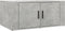 vidaXL - Salontafel - 80x50x36 - cm - bewerkt - hout - betongrijs