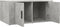 vidaXL - Salontafel - 80x50x36 - cm - bewerkt - hout - betongrijs