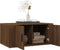 vidaXL - Salontafel - 80x50x36 - cm - bewerkt - hout - bruin - eikenkleur