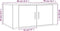 vidaXL - Salontafel - 80x50x36 - cm - bewerkt - hout - bruin - eikenkleur