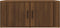 vidaXL - Salontafel - 80x50x36 - cm - bewerkt - hout - bruin - eikenkleur