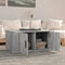 vidaXL - Salontafel - 80x50x36 - cm - bewerkt - hout - grijs - sonoma - eikenkleurig