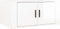 vidaXL - Salontafel - 80x50x36 - cm - bewerkt - hout - hoogglans - wit