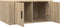 vidaXL - Salontafel - 80x50x36 - cm - bewerkt - hout - sonoma - eikenkleurig