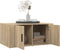 vidaXL - Salontafel - 80x50x36 - cm - bewerkt - hout - sonoma - eikenkleurig