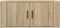 vidaXL - Salontafel - 80x50x36 - cm - bewerkt - hout - sonoma - eikenkleurig