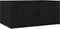 vidaXL - Salontafel - 80x50x36 - cm - bewerkt - hout - zwart