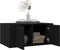 vidaXL - Salontafel - 80x50x36 - cm - bewerkt - hout - zwart