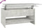 vidaXL - Salontafel - 80x50x40 - cm - bewerkt - hout - betongrijs