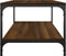 vidaXL - Salontafel - 80x50x40 - cm - bewerkt - hout - bruin - eikenkleur