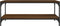 vidaXL - Salontafel - 80x50x40 - cm - bewerkt - hout - bruin - eikenkleur