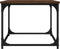 vidaXL - Salontafel - 80x50x40 - cm - bewerkt - hout - en - ijzer - bruin - eikenkleur