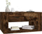 vidaXL - Salontafel - 80x50x40 - cm - bewerkt - hout - gerookt - eikenkleurig