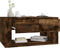 vidaXL - Salontafel - 80x50x40 - cm - bewerkt - hout - gerookt - eikenkleurig