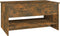 vidaXL - Salontafel - 80x50x40 - cm - bewerkt - hout - gerookt - eikenkleurig
