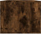 vidaXL - Salontafel - 80x50x40 - cm - bewerkt - hout - gerookt - eikenkleurig