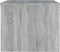 vidaXL - Salontafel - 80x50x40 - cm - bewerkt - hout - grijs - sonoma - eiken
