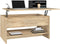 vidaXL - Salontafel - 80x50x40 - cm - bewerkt - hout - sonoma - eikenkleurig