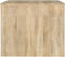 vidaXL - Salontafel - 80x50x40 - cm - bewerkt - hout - sonoma - eikenkleurig