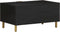 vidaXL - Salontafel - 80x50x40 - cm - bewerkt - hout - zwart