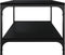 vidaXL - Salontafel - 80x50x40 - cm - bewerkt - hout - zwart
