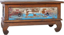 vidaXL - Salontafel - 80x50x40 - cm - gerecycled - teakhout