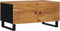 vidaXL - Salontafel - 80x50x40 - cm - massief - acaciahout - en - bewerkt - hout