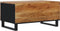 vidaXL - Salontafel - 80x50x40 - cm - massief - acaciahout - en - bewerkt - hout