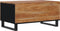 vidaXL - Salontafel - 80x50x40 - cm - massief - acaciahout - en - bewerkt - hout