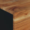 vidaXL - Salontafel - 80x50x40 - cm - massief - acaciahout - en - bewerkt - hout