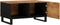 vidaXL - Salontafel - 80x50x40 - cm - massief - acaciahout - en - bewerkt - hout