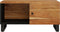vidaXL - Salontafel - 80x50x40 - cm - massief - acaciahout - en - bewerkt - hout