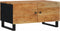 vidaXL - Salontafel - 80x50x40 - cm - massief - acaciahout - en - bewerkt - hout