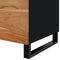 vidaXL - Salontafel - 80x50x40 - cm - massief - acaciahout - en - bewerkt - hout