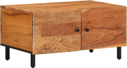 vidaXL - Salontafel - 80x50x40 - cm - massief - acaciahout