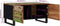 vidaXL - Salontafel - 80x50x40 - cm - massief - gerecycled - hout - en - bewerkt - hout