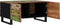 vidaXL - Salontafel - 80x50x40 - cm - massief - gerecycled - hout - en - bewerkt - hout