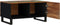 vidaXL - Salontafel - 80x50x40 - cm - massief - gerecycled - hout - en - bewerkt - hout