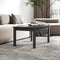 vidaXL - Salontafel - 80x50x40 - cm - massief - grenenhout - grijs