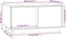 vidaXL - Salontafel - 80x50x40 - cm - massief - grenenhout - grijs