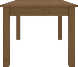 vidaXL - Salontafel - 80x50x40 - cm - massief - grenenhout - honingbruin