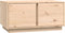 vidaXL - Salontafel - 80x50x40 - cm - massief - grenenhout