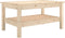 vidaXL - Salontafel - 80x50x40 - cm - massief - grenenhout