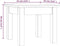 vidaXL - Salontafel - 80x50x40 - cm - massief - grenenhout
