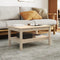 vidaXL - Salontafel - 80x50x40 - cm - massief - grenenhout