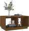 vidaXL - Salontafel - 80x50x40 - cm - massief - grenenhout - honingbruin