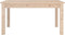 vidaXL - Salontafel - 80x50x40 - cm - massief - grenenhout