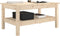 vidaXL - Salontafel - 80x50x40 - cm - massief - grenenhout