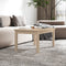 vidaXL - Salontafel - 80x50x40 - cm - massief - grenenhout