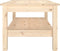 vidaXL - Salontafel - 80x50x40 - cm - massief - grenenhout